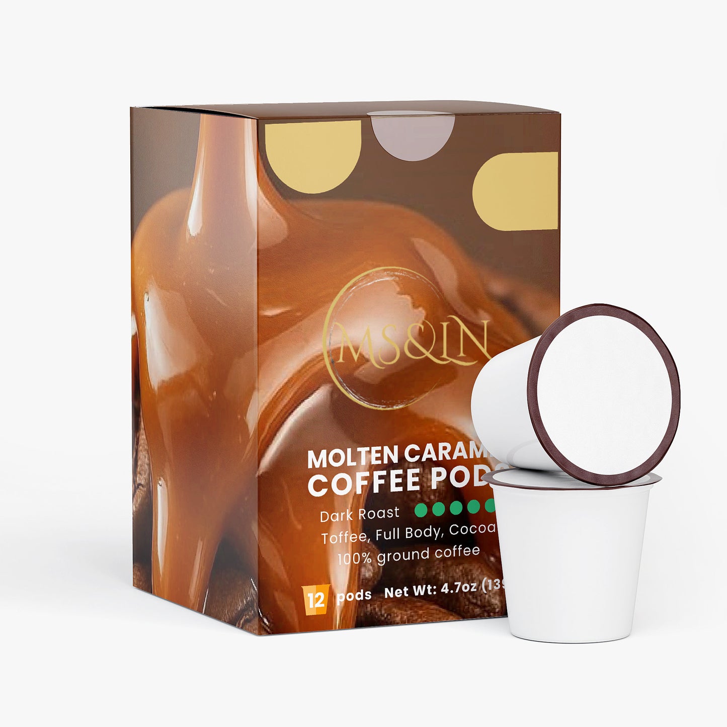 Molten Caramel Coffee Pods (Dark Roast)