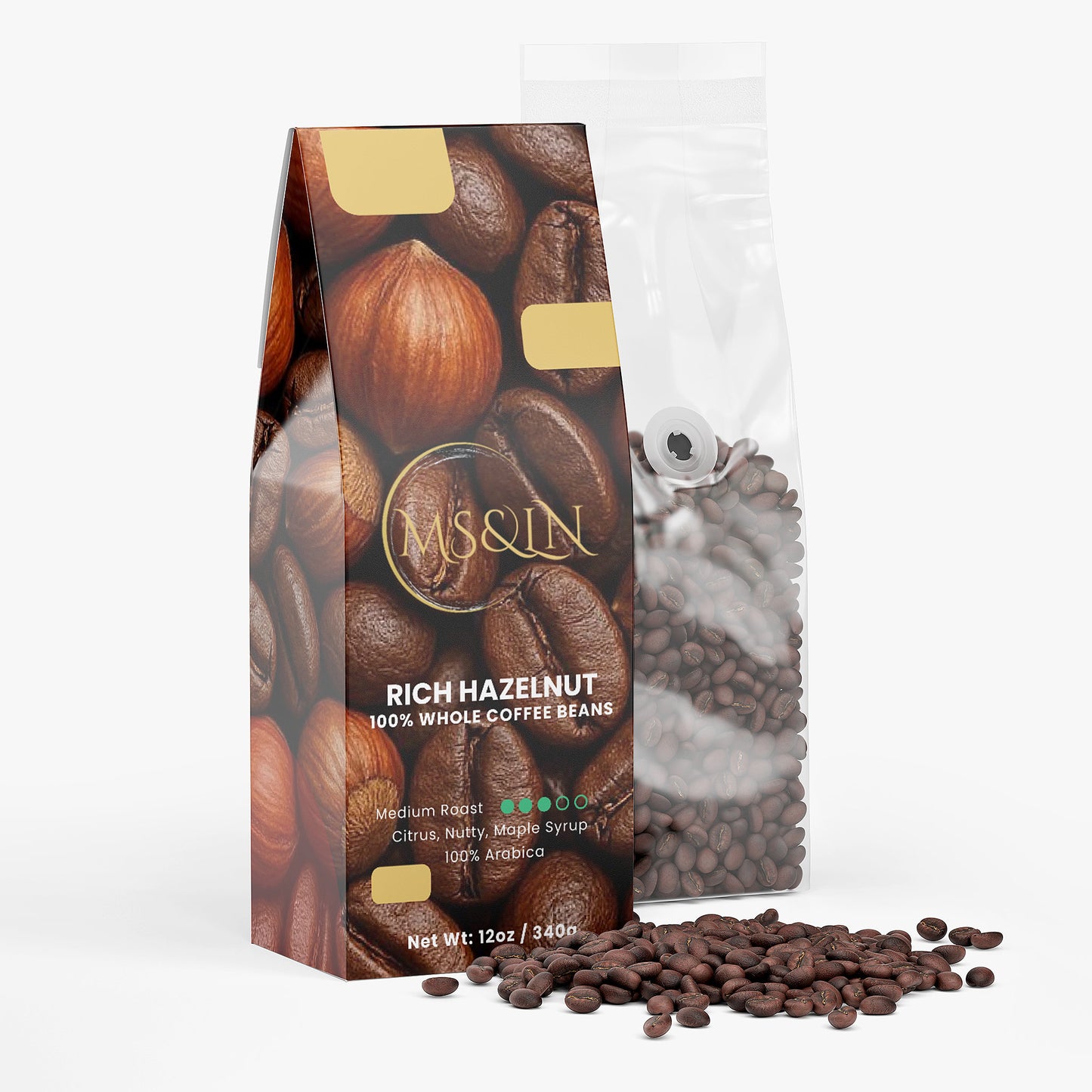 Rich Hazelnut Coffee (Medium Roast)