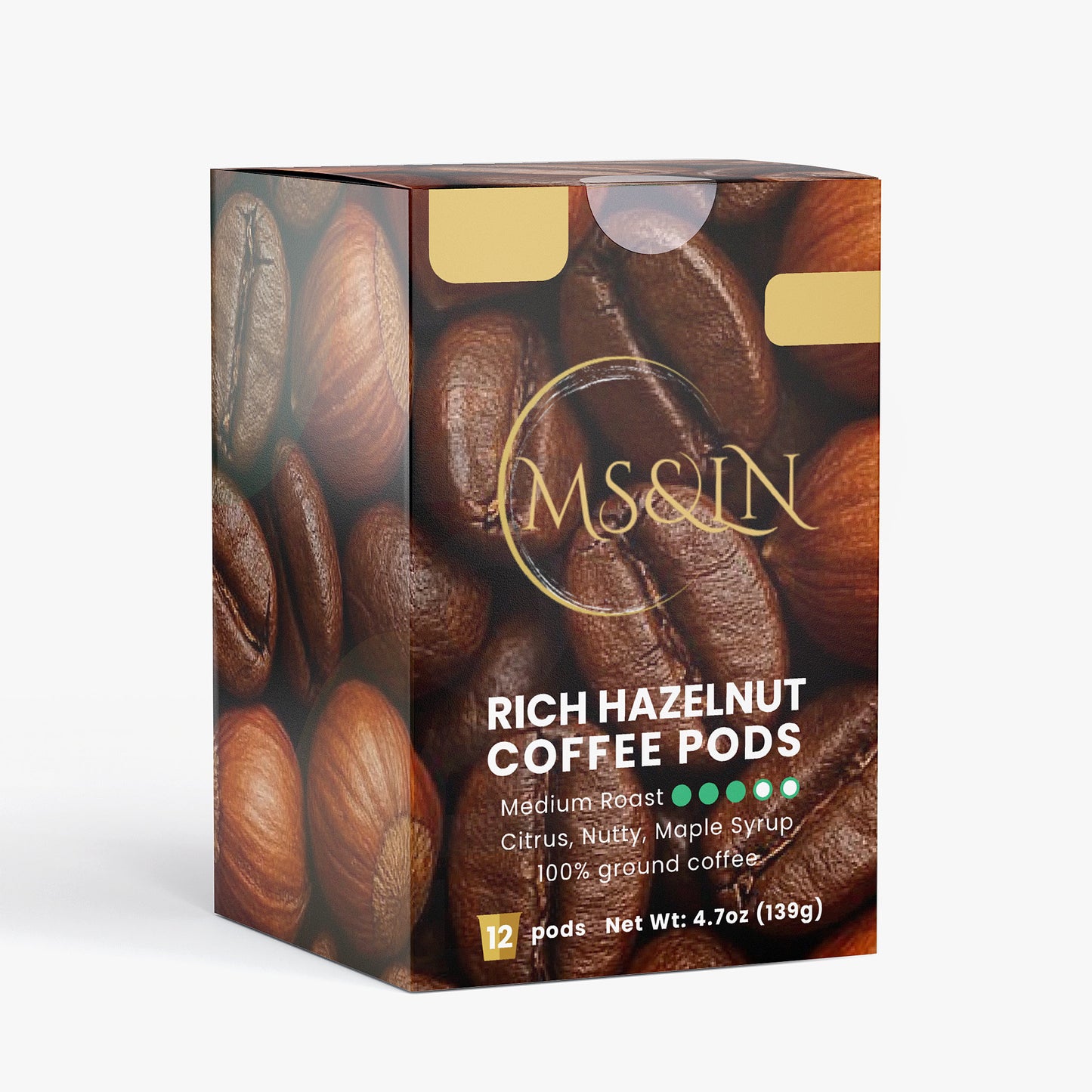 Rich Hazelnut Coffee Pods (Medium Roast)