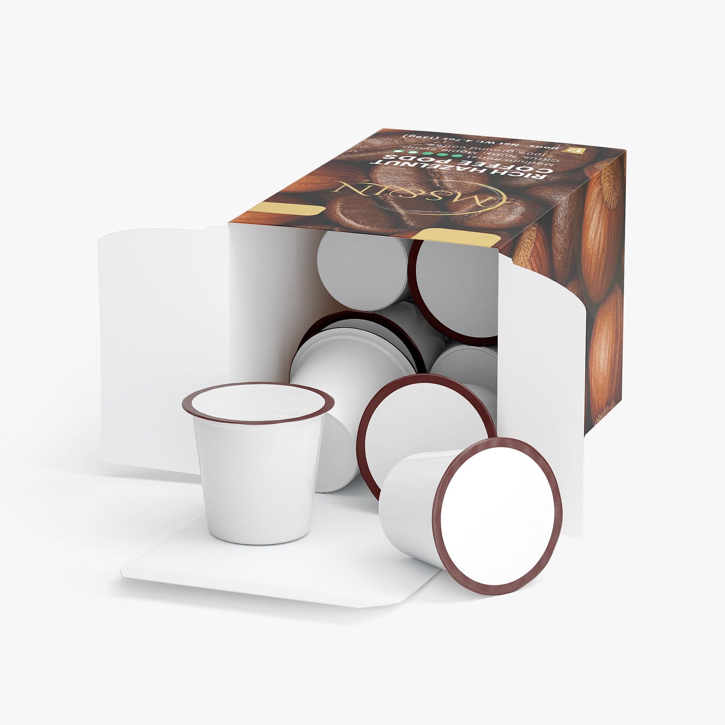 Rich Hazelnut Coffee Pods (Medium Roast)