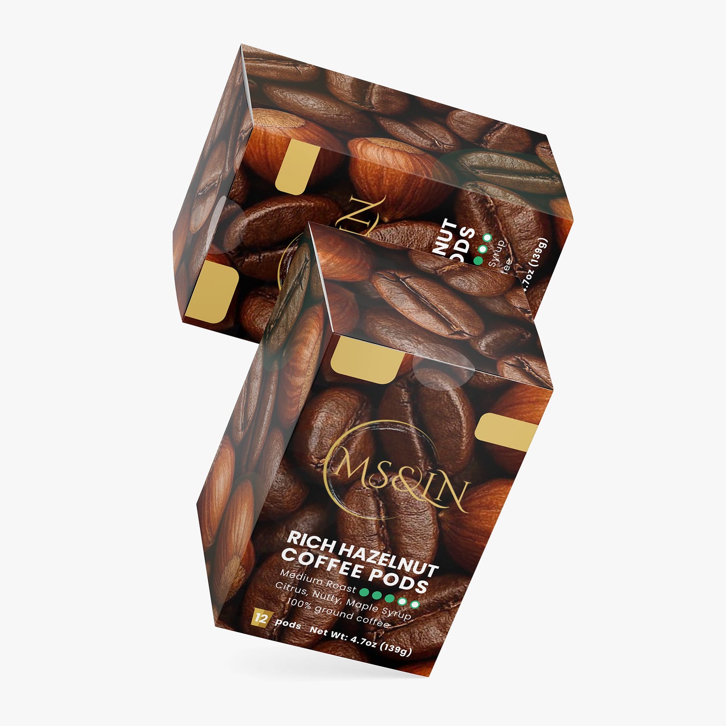 Rich Hazelnut Coffee Pods (Medium Roast)