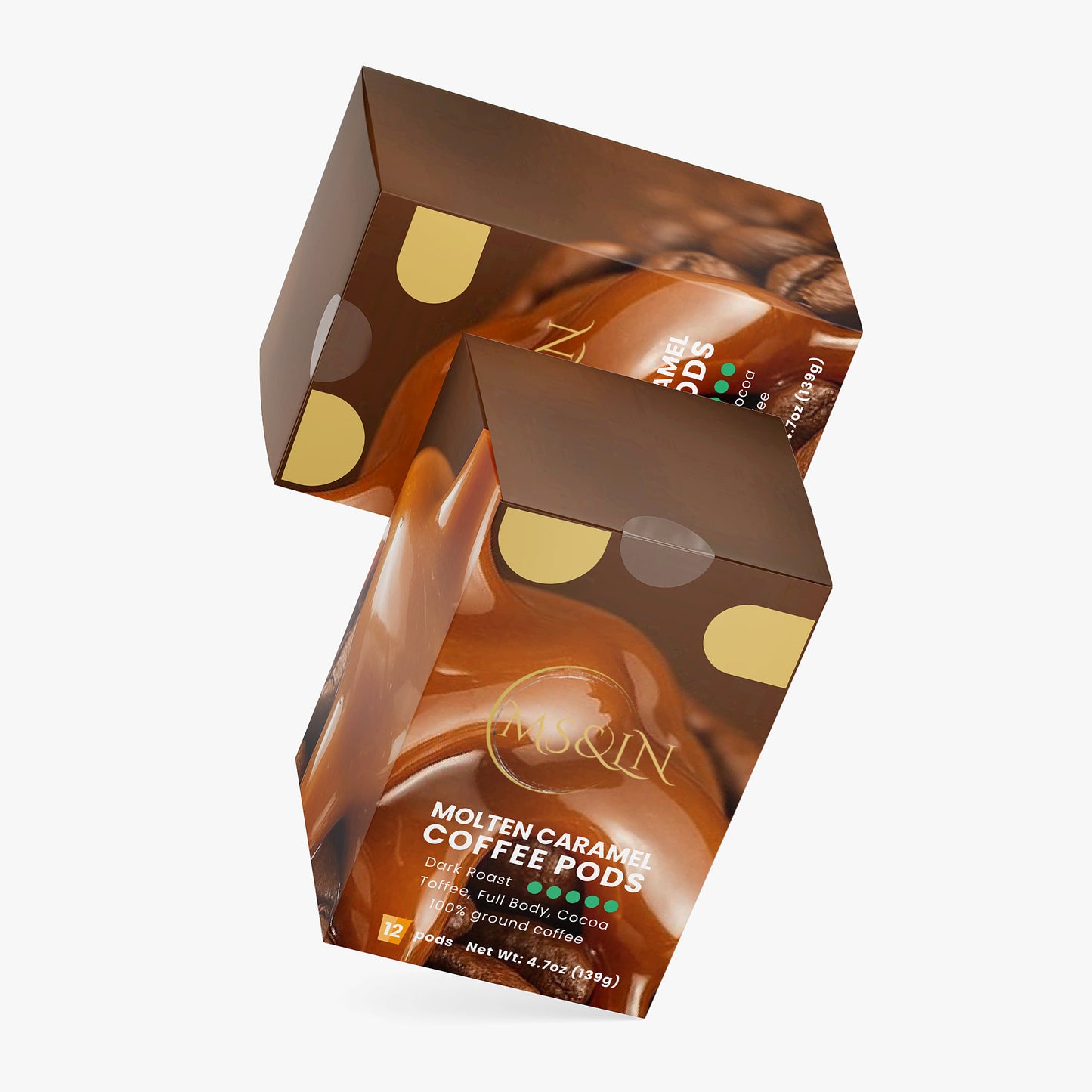 Molten Caramel Coffee Pods (Dark Roast)