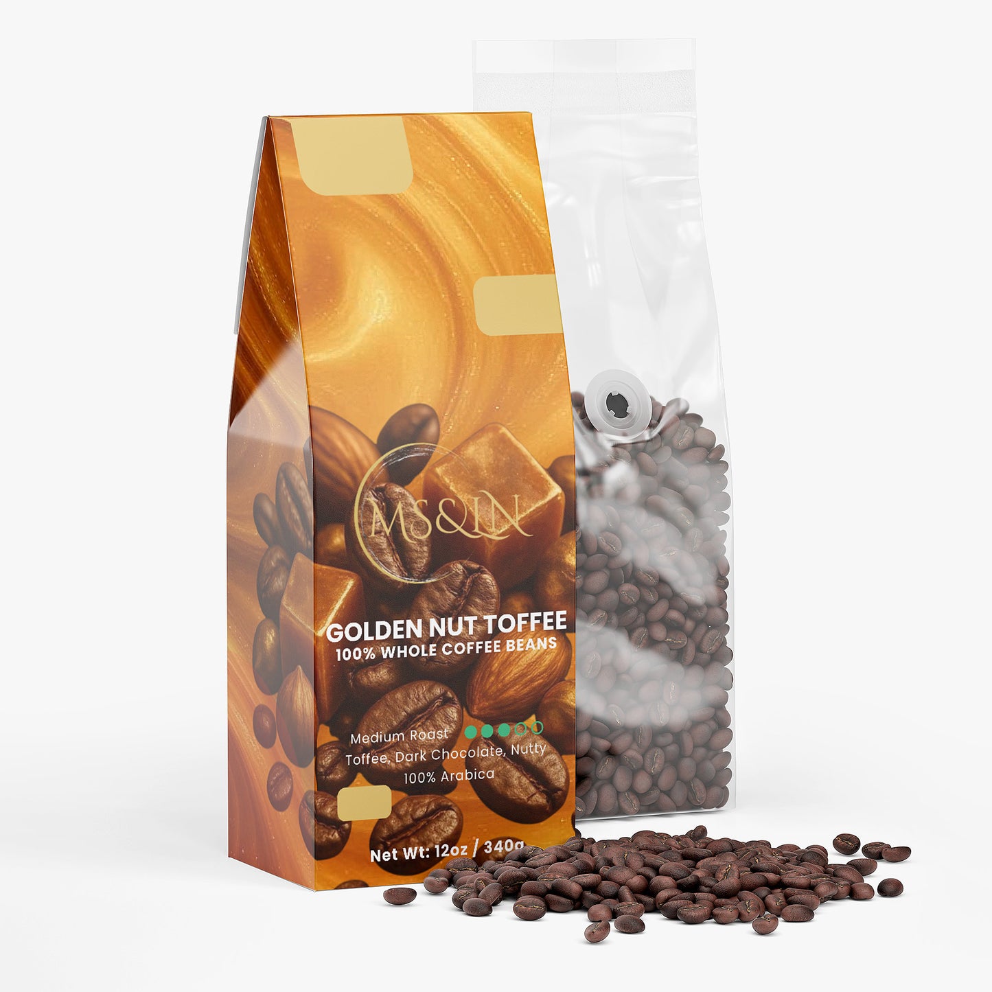 Golden Nut Toffee Coffee (Medium Roast)