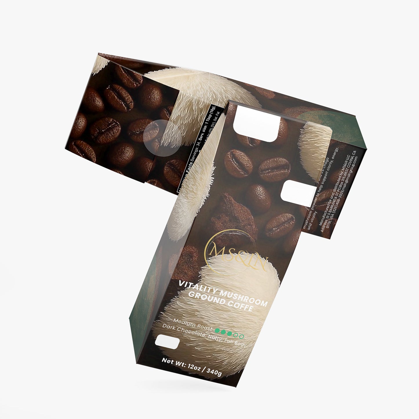 Vitality Mushroom Coffee (Medium Roast)